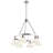 Felda 6 - Light Steel Dimmable Cone Chandelier-99998921-99998919