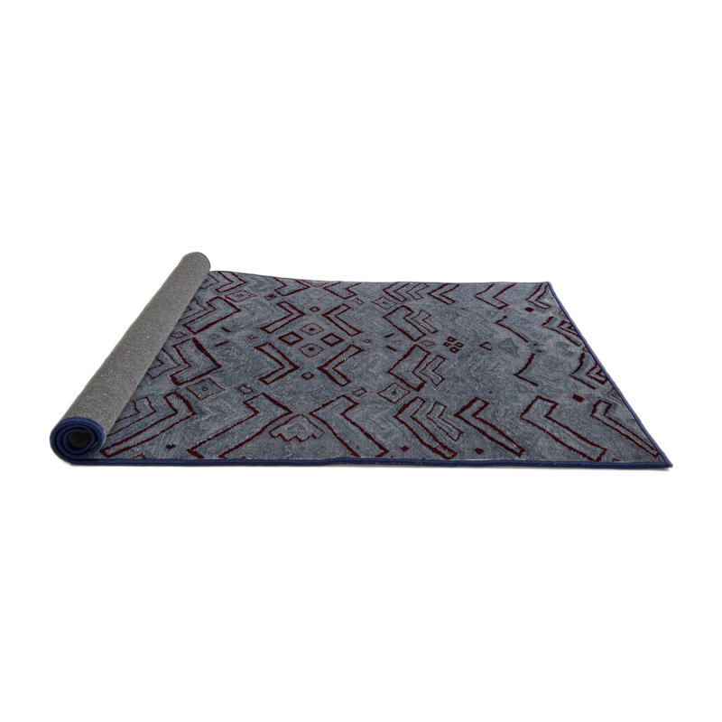 Tapis abstrait moderne 4889, Rond 7 pi