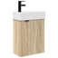 Single Bathroom Vanity with Ceramic Basin-704934678-704934679