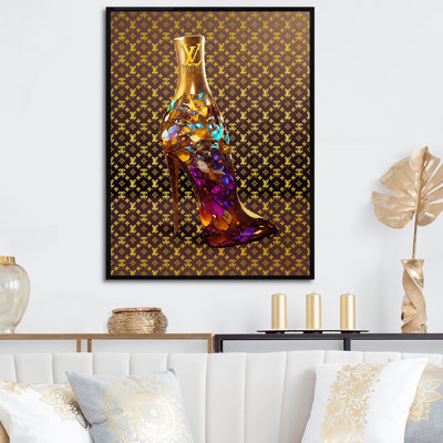 «Luxurious Stilettos III - Fashion», art mural sur toile