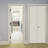 Primed 5 Panel Shaker Bi-Fold Door-46546417