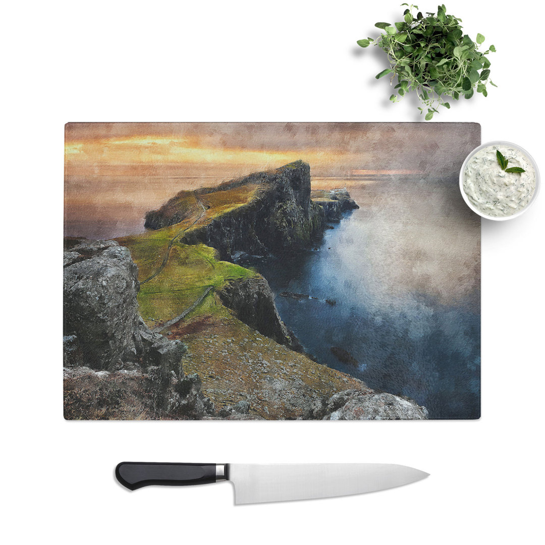 Isle of Skye in Scotland Painting Chopping Board