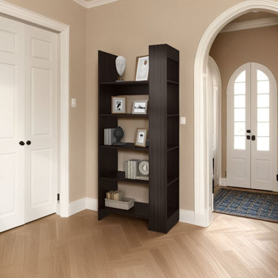 Bibliothèque pour salon, bibliothèque ouverte à 5 tablettes