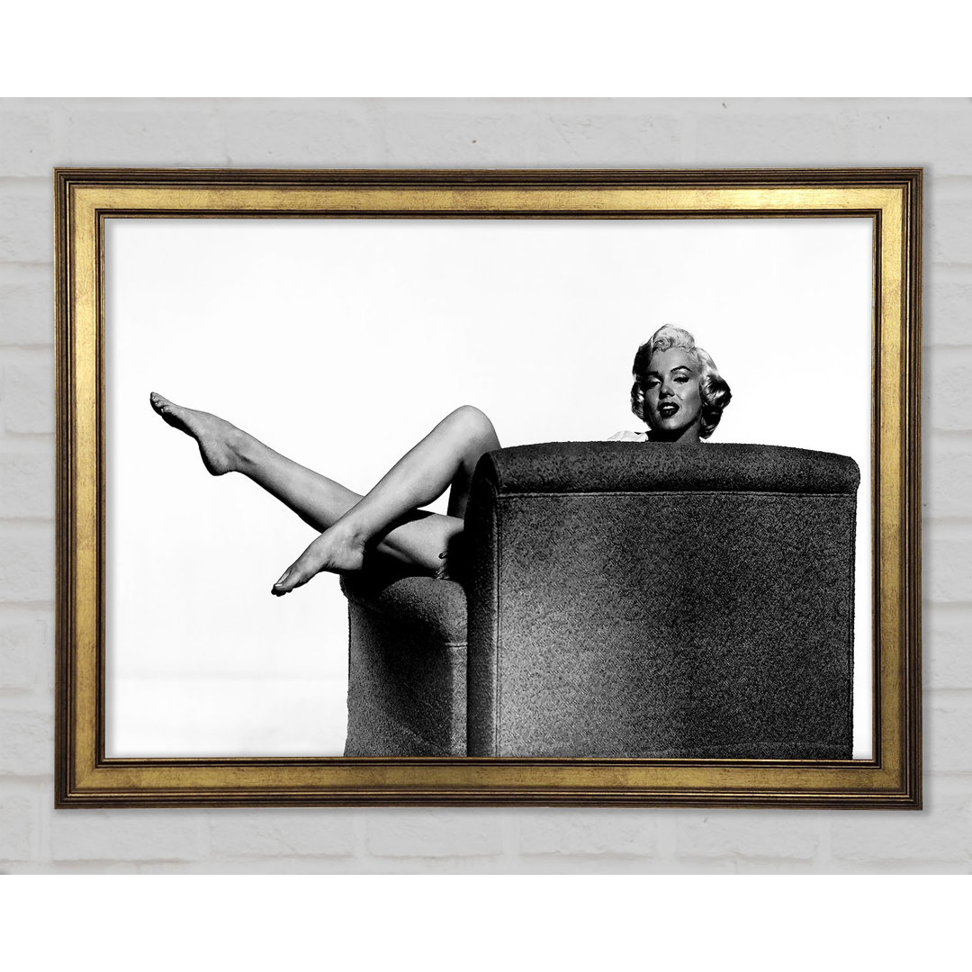 Marilyn Monroe Legs - Einzelne Bilderrahmen Kunstdrucke