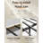 Upholstered Low Platform Bed Frame with Headboard, No Box Spring Needed-1473865809
