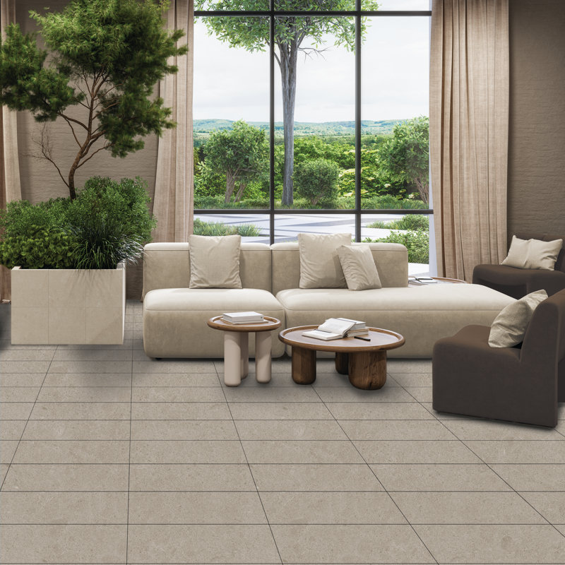Artistic Freedom 12"X24" Porcelain Stone Look, Greige