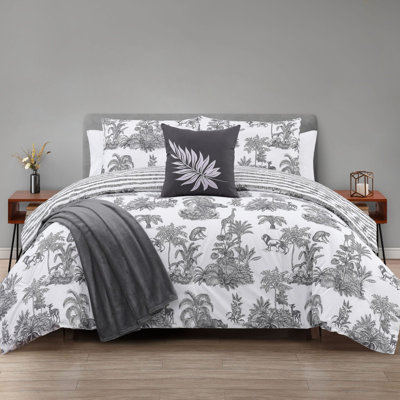 Ensemble d'édredon 5 pièces Toile Safari