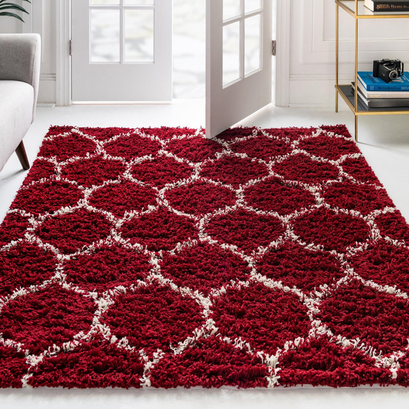 Geometric Indoor Rug, Square 4'