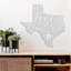 Art mural en métal Lone Star State - Texas State Pride Decor - suspension murale rustique de l'Ouest - Star Texas Silhouette Design - sculpture industrielle moderne en métal - Home Ranch Decor - grande œuvre d'art-558995097-558995099