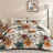 7-Piece Floral Comforter Set, All Season Soft Microfiber Bed in a Bag with Sheets-123554044-123554061