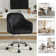 Vernese Modern Velvet Task Chair with Tufted Back