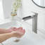 Robinet de lavabo vasque à poignée simple avec drain-109681732