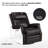 Atascosa 30" Wide Genuine Leather Swivel Power Recliner with USB Port-2094330794