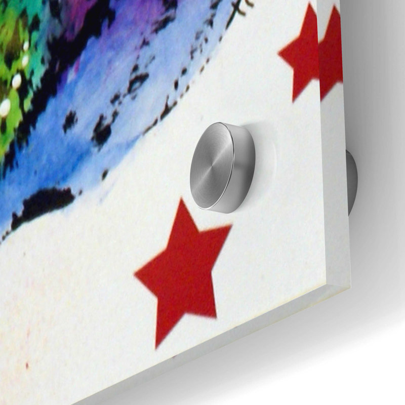 Red Barrel Studio® «Profile Boxer 2» par Dean Russo, art mural en verre acrylique, ACR-18551, H 36 po x l 24 po x P 0,2 po
