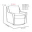 Upholstered Swivel Accent Chair