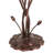 17" High Pink Tiffany Pond Lily 5 Light Accent Lamp-2138241390-2127056518