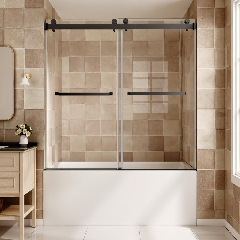 Shower Door Glass 6mm Tempered Glass With Nano-coating