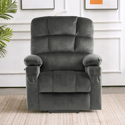 Nihat   Lay Flat Dual Motor Power Recliner Lift Chair with Massage and Heat