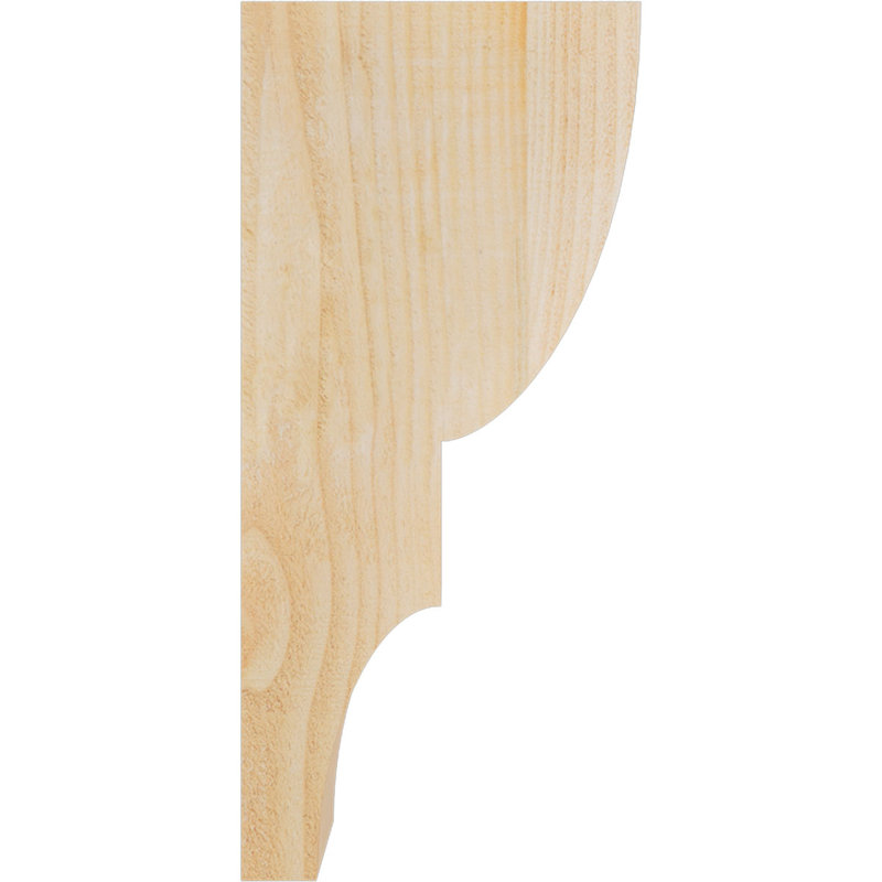 Corbeau Ridgewood, H 22 po x l 4 po x P 10 po, Sapin de Douglas, Sciage brut