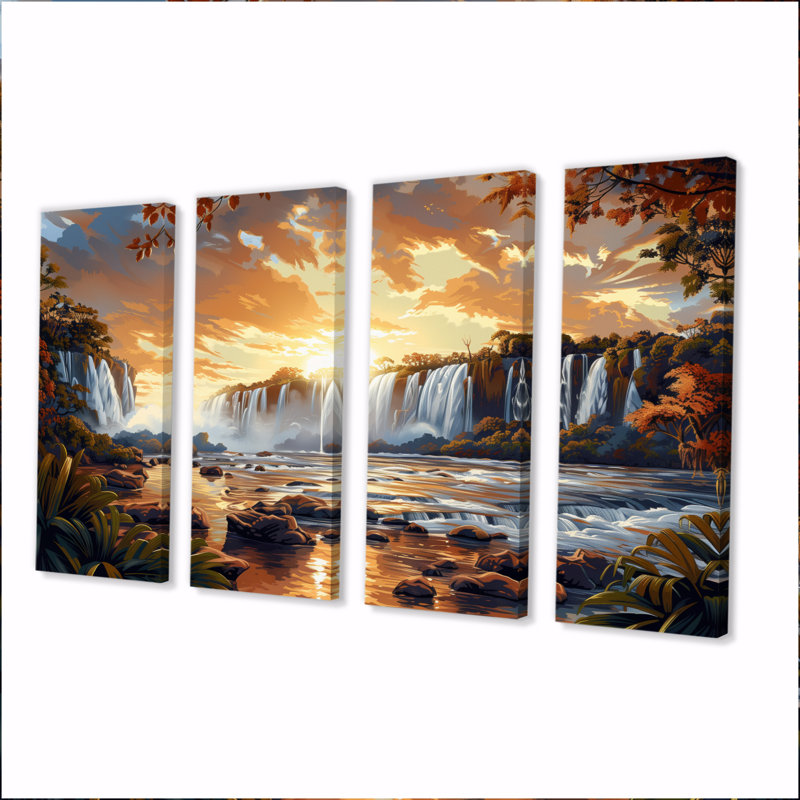 Christman - ensemble d'art mural Jungle, H 32 po x l 64 po