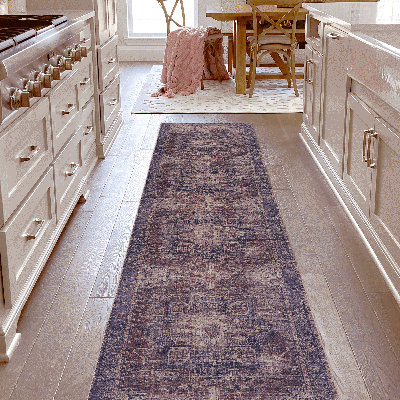Nicholis Washable Geometric Indoor Rug