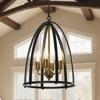 Lustre suspendu 4 lumières 15,8 "(H) à intensité variable