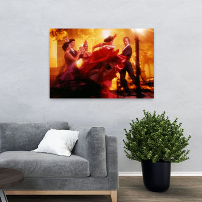 1980s, groupe de chanteurs de danse flamenco, art mural contemporain