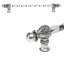 Acanthus 22 inches c.c. with 3/8 twist bar long pull Romanesque style in Chalice-1409932493-1409932485