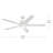 Brahm 56" Indoor Matte White Ceiling Fan with Integrated LED and Remote Control Included-1164227620