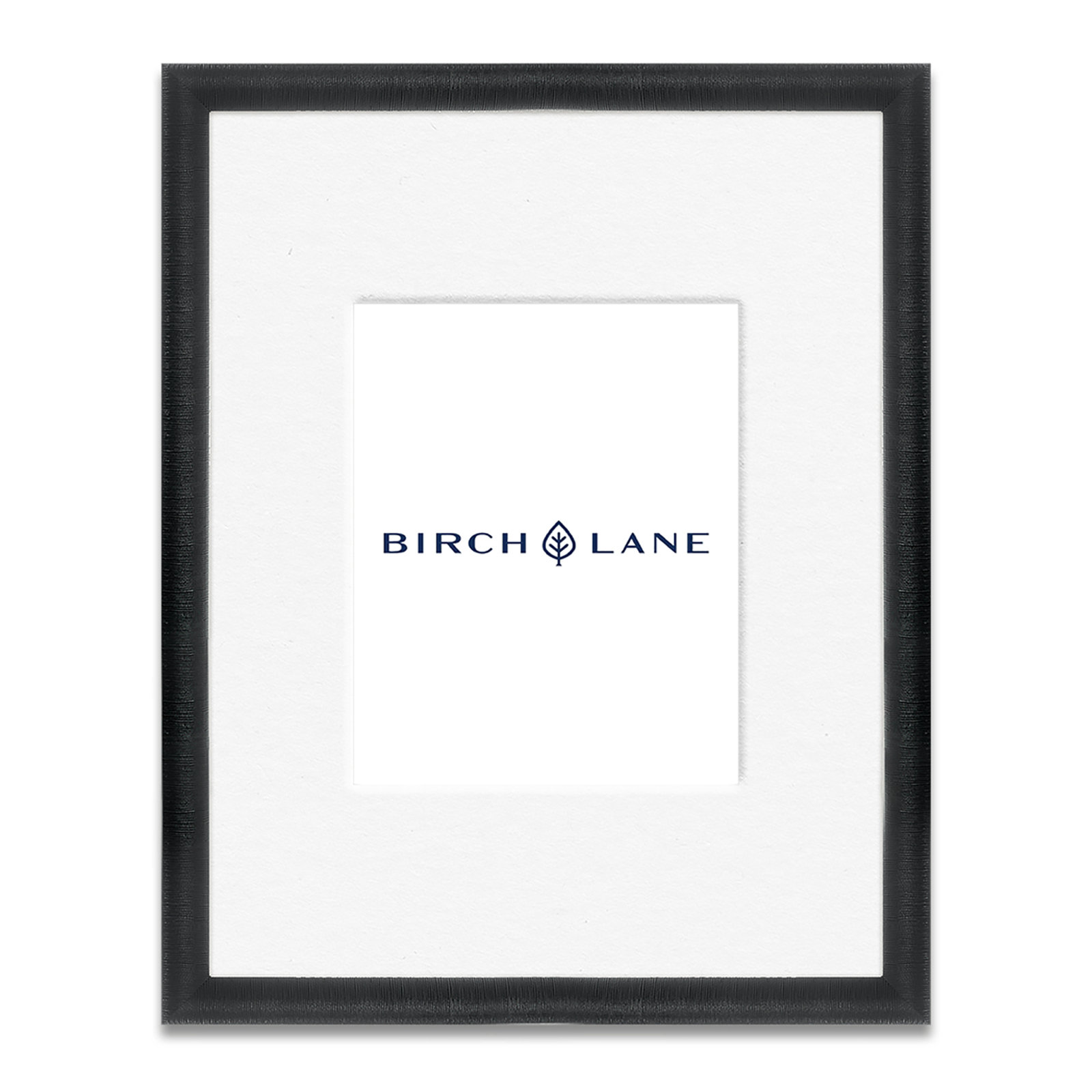 Chopra Wood Picture Frame with Mat, Black, 12" x 18"