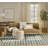 James Blue Green Modern Indoor Rug-1661381391