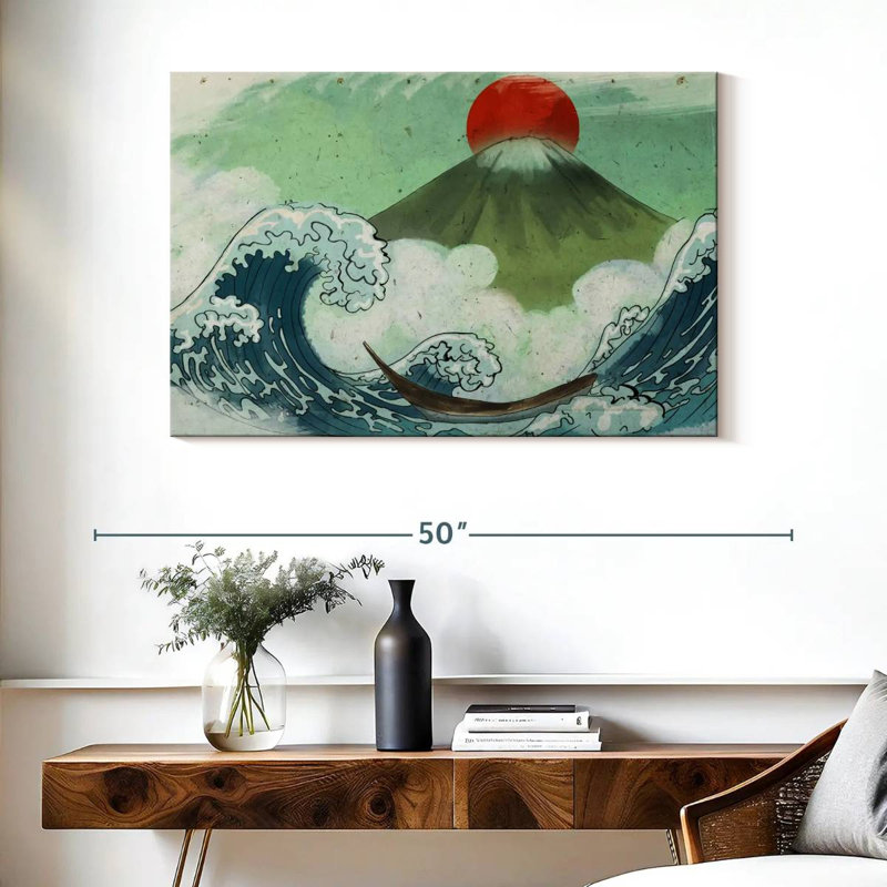 Alvord Great Waves, H 26 po x l 39 po