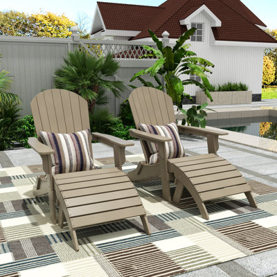 Arrlo Foldable Outdoor Adirondack Chair