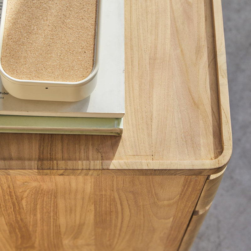 Nino 1 - Drawer Solid Wood Nightstand