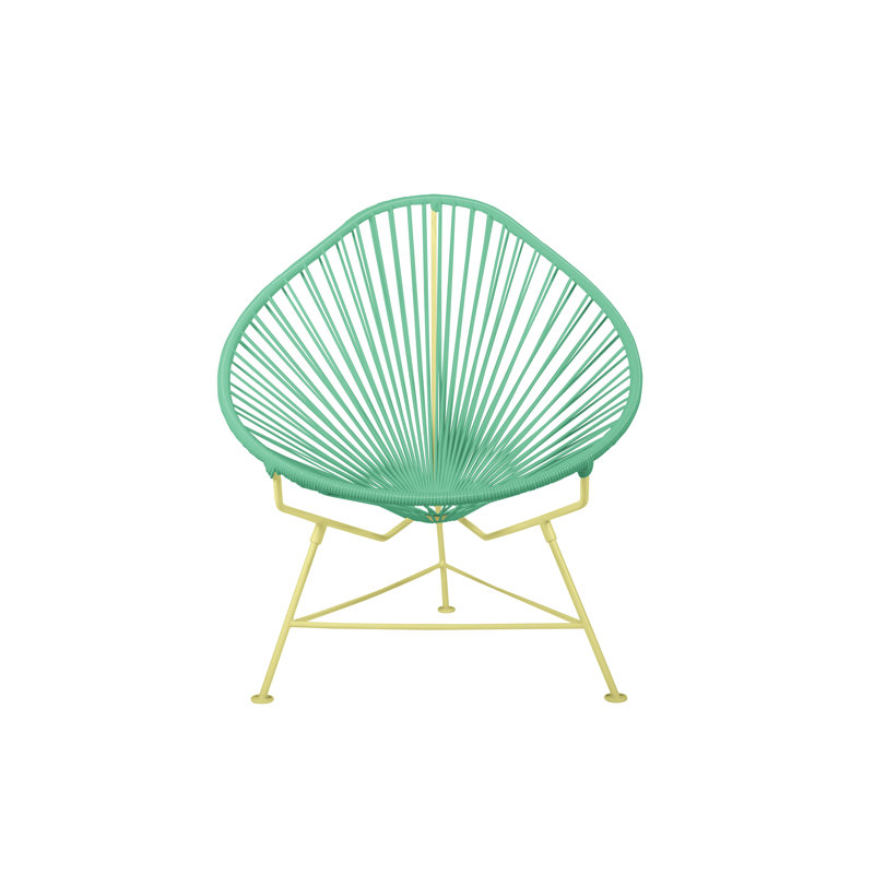 Chaise de jardin, Menthe / jaune