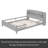 Branchesi Bookcase Storage Bed-703875934-703875921
