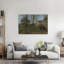 Houses At Bougival, 1870 Abstract Contemporary Autumn Landscape Wall Art Print-676113042