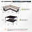 Wicker 6 - Person Modular Patio Conversation Sets with Cushions