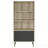 Distressed Pine 3-shelf Bookcase with Drawers
