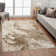 Tyrece Abstract Area Rug in Beige