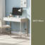 Bureau de charge 40 po avec 2 prises et 2 ports USB - Bureau d'ordinateur / coiffeuse à 2 tiroirs-439639763