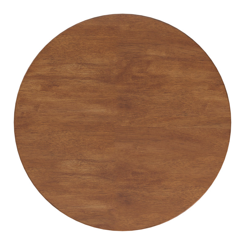 Alexa-Mae 4 - Person Solid Wood Top Pedestal Dining Set, Oak