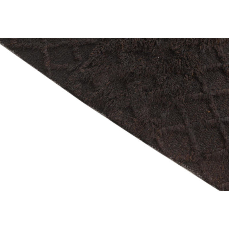 6 Ft Square Philip Dark Brown Rug