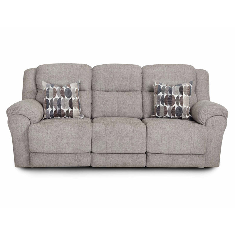 Sager Manual Reclining Sofa with Pillows