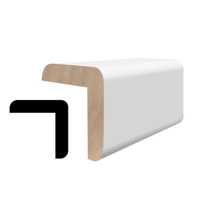 RMM 96in.L Primed Finger-Joined Pine Corner Guard 1-pcs 8 Ft Total