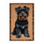  Tapis lavable russe Terrier noir-397036727