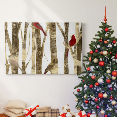 Christmas Holiday Arts - Toile tendue avec châssis