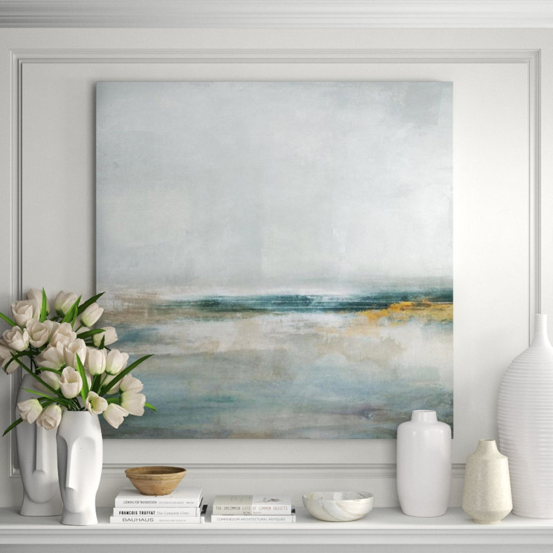 Aquatic Plains Print by James McAllen, Glass Coat, 24" H x 24" W