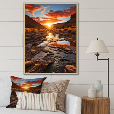 " Sunset In Utah Mountain I "