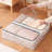15.75In Foldable Underbed Storage Box With Lid - 30L Capacity PVC Mesh Fabric Organizer, Waterproof & Dustproof, Sturdy Frame For Stacking, Zipper Closure For Easy Access (5-Pack)-1923825913